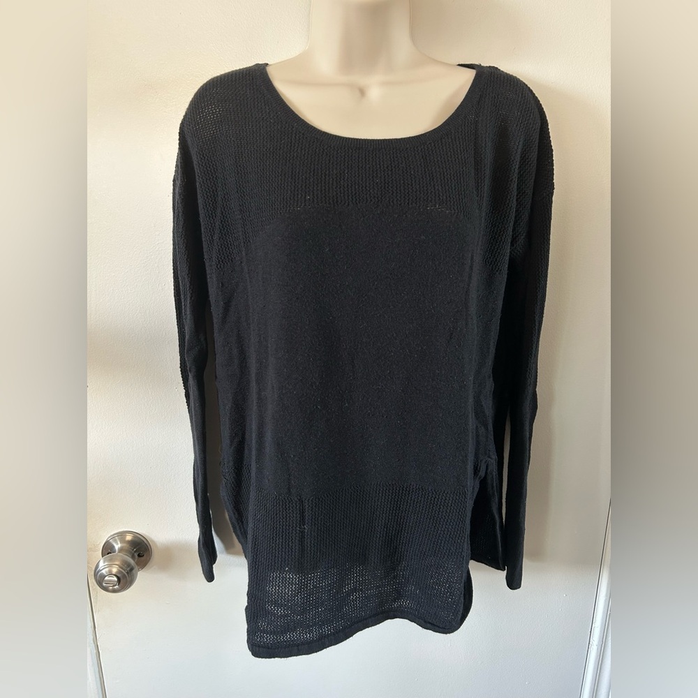CALIA Black Crew Neck Sweater M